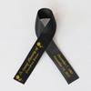 50pcs Personalized Memorial Ribbons, Custom Memorial Ribbon, Funeral Ribbon with (Name - Date), Name Ribbon Personalized with Photo, Custom Ribbon Favors R03 view 1