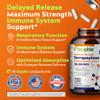 biophix Serrapeptase Supplement 120000 SPU Maximum Strength 200 Veggie Caps - Delayed Release Formula - Natural Enzyme Support view 2