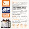 biophix Serrapeptase Supplement 120000 SPU Maximum Strength 200 Veggie Caps - Delayed Release Formula - Natural Enzyme Support view 4