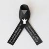 10pcs Personalized Memorial Ribbons, Custom Memorial Ribbon, Funeral Ribbon with (Name - Date), Name Ribbon Personalized with Photo, Custom Ribbon Favors R04 view 1