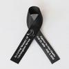 10pcs Personalized Memorial Ribbons, Custom Memorial Ribbon, Funeral Ribbon with (Name - Date), Name Ribbon Personalized with Photo, Custom Ribbon Favors R01 view 1