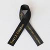 10pcs Personalized Memorial Ribbons, Custom Memorial Ribbon, Funeral Ribbon with (Name - Date), Name Ribbon Personalized with Photo, Custom Ribbon Favors R04 view 1