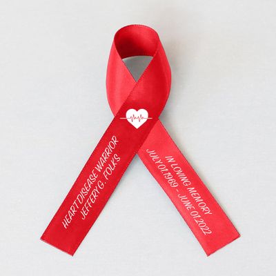 10pcs Personalized Memorial Ribbons, Custom Memorial Ribbon, Funeral Ribbon with (Name - Date), Name Ribbon Personalized with Photo, Custom Ribbon Favors R07