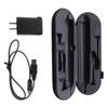 939B 939P 939S 939L Travel Charger Case w/AC Charer+USB Cable Replacement for Philips Sonicare DiamondClean 2023 New HX9210 HX9200 HX9340 HX9350 HX9382/HX9342/HX939L Toothbrushes(Black-Purple) view 2