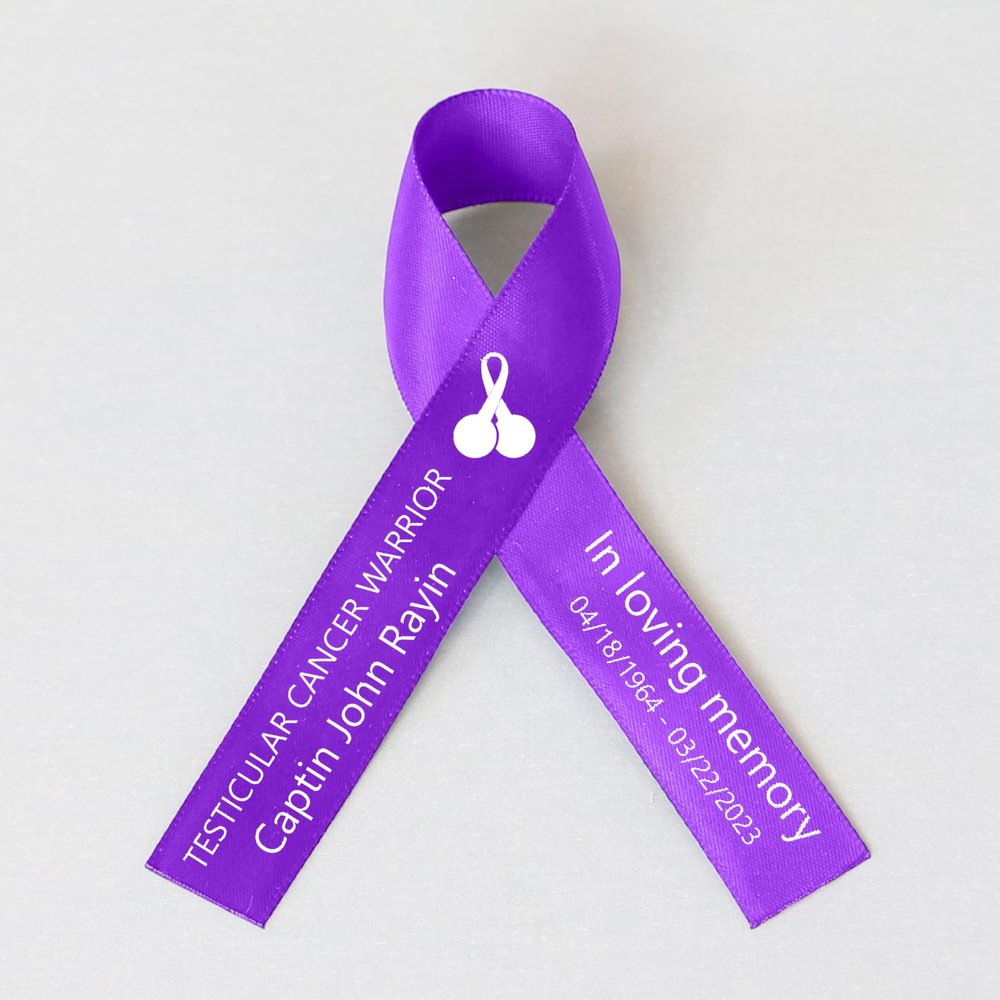 25pcs Personalized Memorial Ribbons, Custom Memorial Ribbon, Funeral Ribbon with (Name - Date), Name Ribbon Personalized with Photo, Custom Ribbon Favors R09