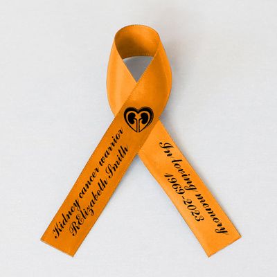 50pcs Personalized Memorial Ribbons, Custom Memorial Ribbon, Funeral Ribbon with (Name - Date), Name Ribbon Personalized with Photo, Custom Ribbon Favors R10