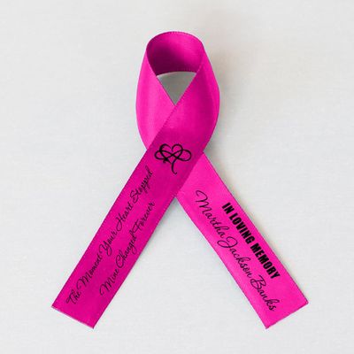 10pcs Personalized Memorial Ribbons, Custom Memorial Ribbon, Funeral Ribbon with (Name - Date), Name Ribbon Personalized with Photo, Custom Ribbon Favors R10