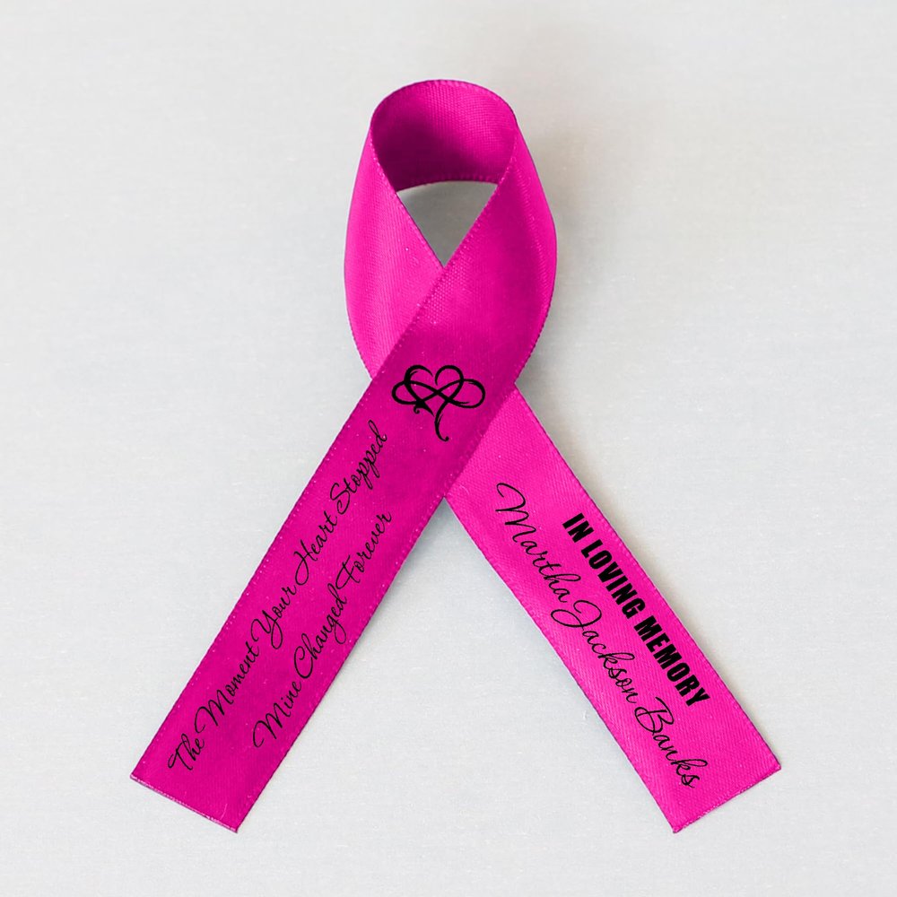 10pcs Personalized Memorial Ribbons, Custom Memorial Ribbon, Funeral Ribbon with (Name - Date), Name Ribbon Personalized with Photo, Custom Ribbon Favors R10