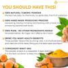 20oz (1.25 lbs) Turmeric Powder, 100% Natural & Pure, Ground, Seasoning Root Powder, No Additives, No Gluten, Vegan. view 2