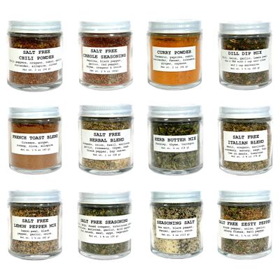 Smoke Camp Crafts Home Chef Herbs Gourmet Gift Set 12 Pack Herb Smoke Blends for Cooking Camp Gourmet Seasonings Collection