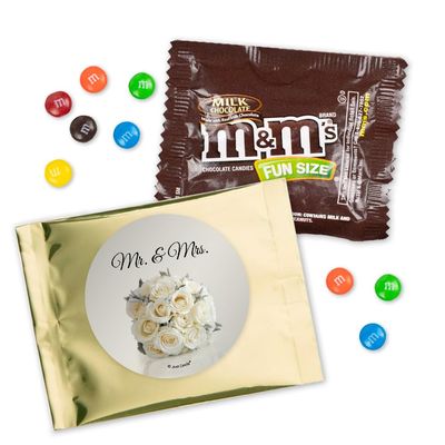 12 Pcs Floral Wedding Candy Party Favor Packs - Milk Chocolate