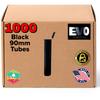 Evo Plastics 1000 Count Black 90mm Pop Top Tubes, BPA-Free tube vial King Size Raw Holder Container view 1