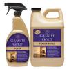 Granite Gold Polish Spray, Streak-Free Shine for Granite, Quartz, Marble, Travertine, Natural Stone Countertops, 64 Fluid Ounces and 24 Fluid Ounces view 1