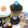Wild Rose Flowers - 24 pcs Edible Icing Cupcake Topper by BakersDozenToGo (Choose Styles Below) view 2