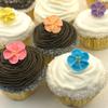 Wild Rose Flowers - 24 pcs Edible Icing Cupcake Topper by BakersDozenToGo (Choose Styles Below) view 4