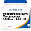 Nutricost Magnesium Taurate 1,500mg; 240 Capsules - Gluten Free, Non-GMO, Vegan, 80 Servings view 1