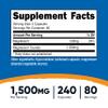 Nutricost Magnesium Taurate 1,500mg; 240 Capsules - Gluten Free, Non-GMO, Vegan, 80 Servings view 2
