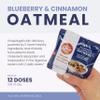 Step One Foods Blueberry Cinnamon Oatmeal, Heart Healthy Snack Plant Sterols, Omega 3's and Dietary Fiber Gluten Free Vegan, Zero Sodium, Non-GMO, Individual Packs (12 Pack) view 4