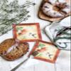 Colored Paper Cocktail Napkins, 20 Count Shabby Chic Napkins for Wedding, Dinner Tea Party Shower, Hummingbird & Flower view 4
