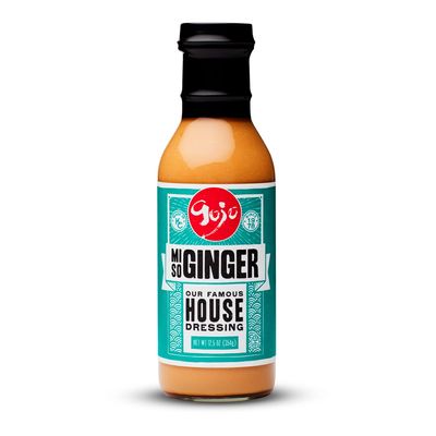 Gojo Hibachi Miso Ginger Dressing & Sauce  Japanese Steakhouse Salad Dressing, Perfect for Salads, Veggie Dips & Marinades, 12oz
