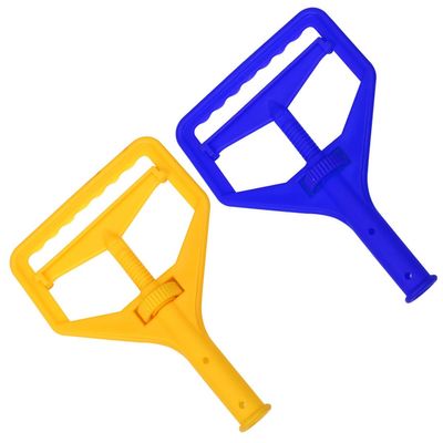 2PCS Screw Clamp Mop Head Commercial mop Handle Industrial Janitorial Supplies Accessories and Bucket mopa para limpiar pisos Plastic Head Clean Handle The