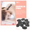 DOITOOL Volcanic Hot Stones 10-Piece Basalt Massage Rocks Set for Spa Therapy Heating Rocks for Facial and Body Warm Stone Massage view 2