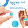AZEN 100 Pairs Ear Plugs Bulk, NRR 32dB Soft Foam Ear Plugs for Sleeping Noise Cancelling, Earplugs for Concerts Shooting Swimming Noise Reduction (Lake Blue) view 3