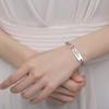 AOAMID 6.5"-8.5" Medical alert id bracelets for Women Men Stainless steel Medical Emergency Bracelets Free engraving type 1 diabetes (Gold-6.5") view 3