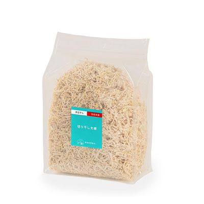 Kirishima Dried Daikon Radish, big size, 17.6 oz (500 g), Cut Dried Radish, With Zipper, Made in Japan, Sun-dried, Radish, Dried Vegetables,