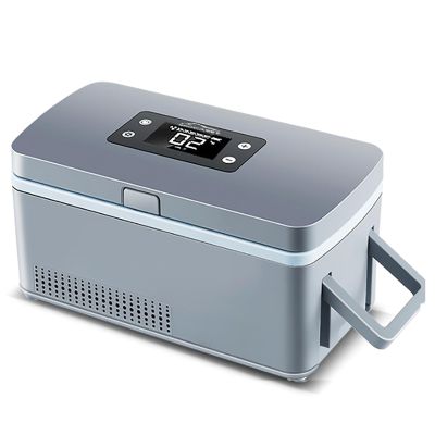 ERICAT Mini Insulin Cooler Travel Case with Handle Design, Insulin Cooler Box WIith LED Display Screen, Adjustable Temperature, Ten Minutes Quickly Cooled and Hold About 3-5 Insulin Pens, for Travel