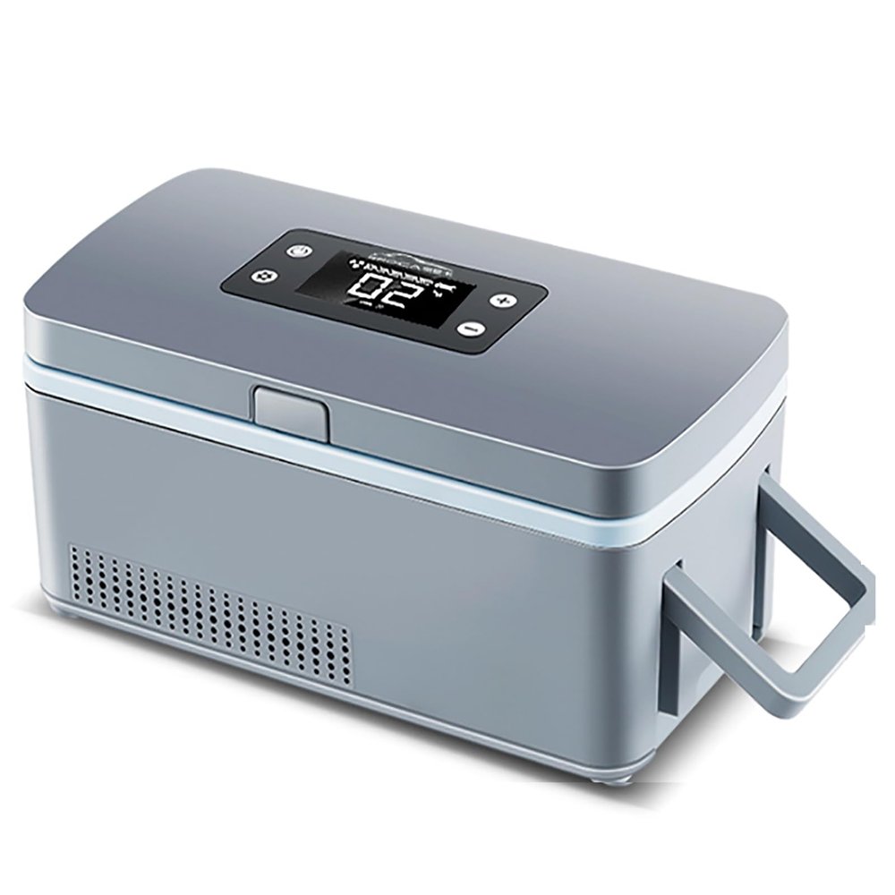 ERICAT Mini Insulin Cooler Travel Case with Handle Design, Insulin Cooler Box WIith LED Display Screen, Adjustable Temperature, Ten Minutes Quickly Cooled and Hold About 3-5 Insulin Pens, for Travel
