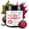 Beet Juice Powder Organic - Cold Pressed - 20:1 Concentrate - Concentrated Beet Root Powder - Nitric Oxide - Circulation Support - 57 Servings of Beet Root Supplement - 7oz view 1