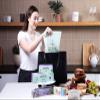 100% Certified Compostable Gallon Bags (30 Counts), Resealable BioBased, Leak Proof And Freezer Safe, Extra Strength Storage, Also Available Gallon, Snack and Sandwich Size Bags (Gallon) view 3