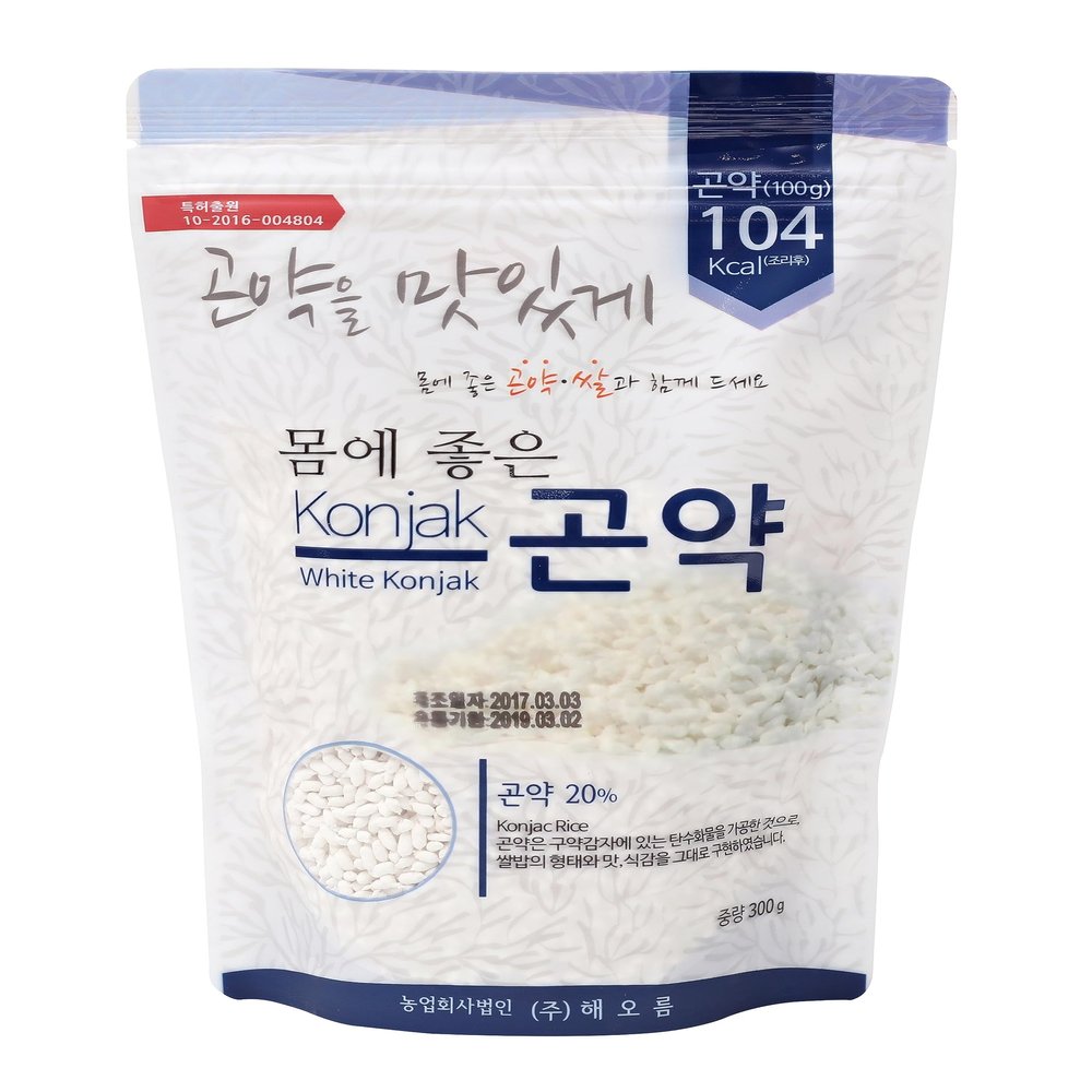 Minecook White Konjac Keto Rice, Plant-Based, Gluten-Free, Soy Free, Low Carb, Grain Free, Perfect for Stir-Fry, Pilaf, & Pudding 10.58Oz, 1Pack