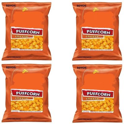 Puffcorn Snacks, Cheese, 4.25 Ounce (Pack of 4)