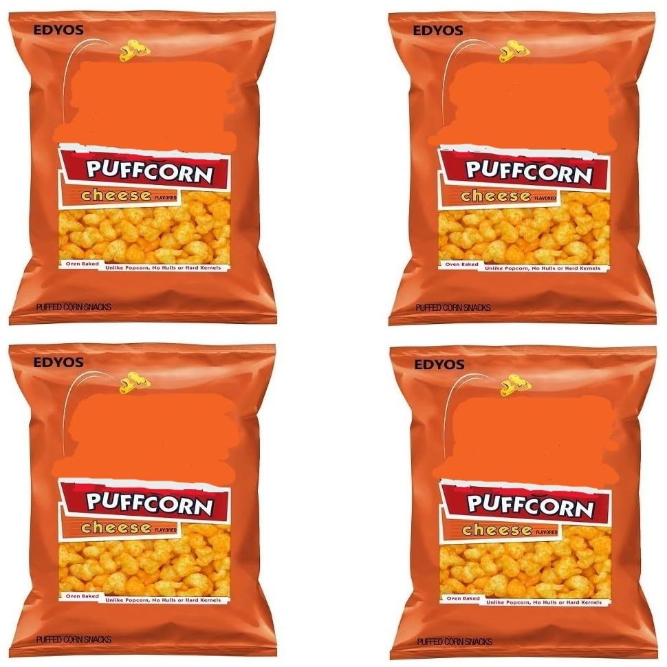 Puffcorn Snacks, Cheese, 4.25 Ounce (Pack of 4)