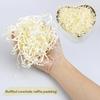 UPIQNG 100g Crinkle Paper Cut Packing Paper Shred Filler Basket Filling Paper Cushioning Crinkle Paper for Gift Wrapping Packing (Milky White) view 3