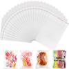1000PCS Cello Bags Packaging,3.54 Mil Small Cellophane Bags Self Adhesive,Resealable Cellophane Bag for Packaging,Clear Cookie Bags (4X6.7inch) view 2