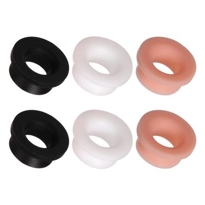 6pcs Earplugs Mute Style Pack, Quiet Ear Plugs Accessories for Extra 5 dB Noise Reduction Earplugs Quiet for Journey Home Office Library (3 Colors)