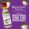 BRIANNAS - Roasted Garlic & Herb Marinade - Small Batch, Gluten Free, Vegan Marinade made with Premium Ingredients - 12 oz. Bottle view 3