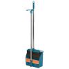 42.7'' Broom with Dustpan Combo Set, House Warming Gifts New Home, Dust pan and Broom Set, Long Handle Broom with Stand Up Dustpan Combo Set for Office Home Kitchen Lobby Floor Use (Green) view 1