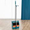 42.7'' Broom with Dustpan Combo Set, House Warming Gifts New Home, Dust pan and Broom Set, Long Handle Broom with Stand Up Dustpan Combo Set for Office Home Kitchen Lobby Floor Use (Green) view 2