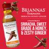 BRIANNAS - Sriracha Honey Ginger Marinade - Small Batch, Gluten Free Marinade made with Premium Ingredients - 12 oz. Bottle view 3