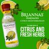 BRIANNAS - Citrus Mediterranean Marinade - Small Batch, Gluten Free, Vegan Marinade made with Premium Ingredients - 12 oz. Bottle view 3