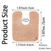 48 Pieces U Shaped Felt Callus Pads Metatarsal Pads Forefoot Foot Pads Pain Relief Foot Cushion Keep Protecting Calluses from Rubbing on Shoes Adhesive Pads for Men and Women view 2