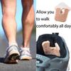 48 Pieces U Shaped Felt Callus Pads Metatarsal Pads Forefoot Foot Pads Pain Relief Foot Cushion Keep Protecting Calluses from Rubbing on Shoes Adhesive Pads for Men and Women view 4