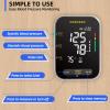 COOCEER Automatic Blood Pressure Monitor: X8 Digital Blood Pressure Machine Upper arm for Home use with Adjustable BP Cuff(8.7-16.5") - Large Backlit Display (Black) view 2