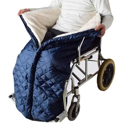FBITE Wheelchair Cozy Cover, Waterproof Winter Waterproof Universal Wheelchair Footmuff Universal Wheelchair Accessory for Manual and Powered Wheelchairs