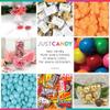 52 Pcs Light Blue Candy Gumballs 1-inch (12oz Bag) view 2