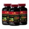 Calcium Magnesium Powder Organic - Calcium Magnesium Complex with Vitamin D and Boron - Mood Vitamins, Mood Booster Supplement, Herbal Immune Support, Muscle Recovery Powder - 3 Bottles 180 Capsules view 1